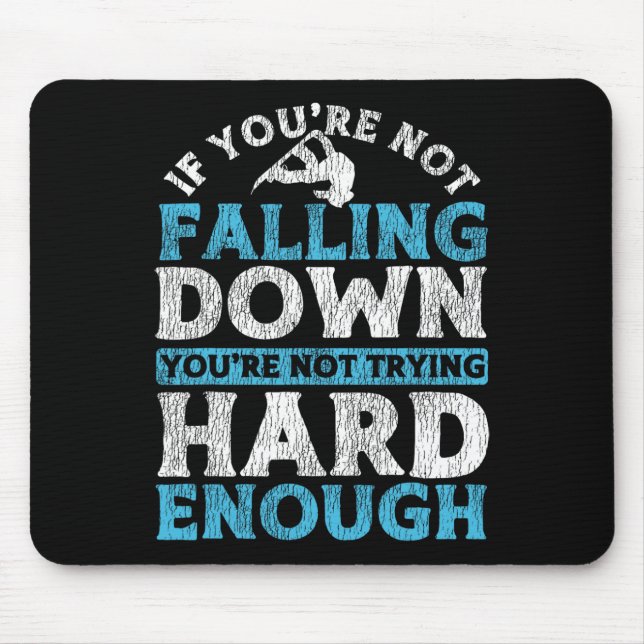 Snowboarding om du inte faller ner musmatta (Framsidan)