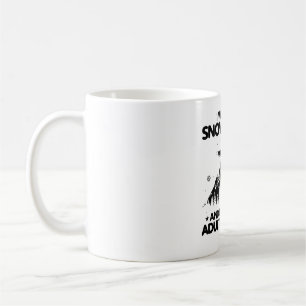 Snowboarding Ord Gåvor för bergsområden Kaffemugg