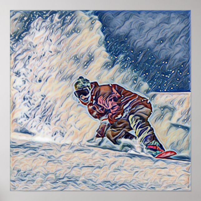 Snowboarding Poster (Framsidan)