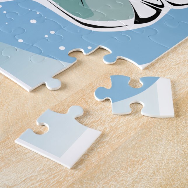 Snowboarding puzzle med presentbox pussel (Sidan)