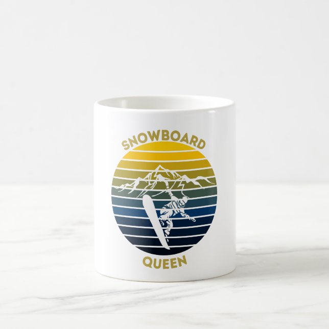 Snowboarding Queen Kaffemugg (Center)