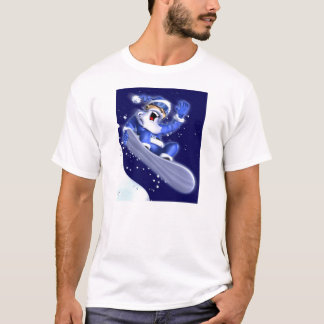 Snowboarding Santa Tee Shirt