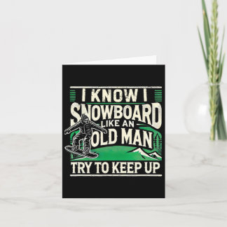 Snowboarding Shirt Manar Grandpa Snowboarder Snowb Kort