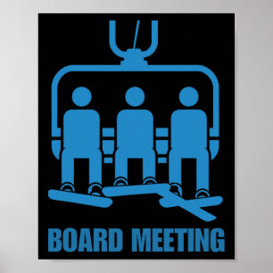 Snowboarding Shirt Snowboarder Snowboard Lov Poster