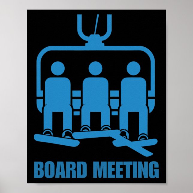 Snowboarding Shirt Snowboarder Snowboard Lov Poster (Framsidan)