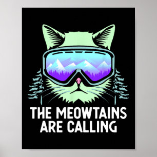 Snowboarding Skiing Art För manar Women Kid Winter Poster