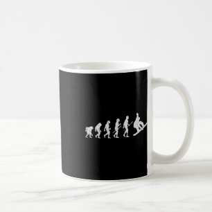 Snowboarding Skiing Snowboarder Winter Funny Evolu Kaffemugg