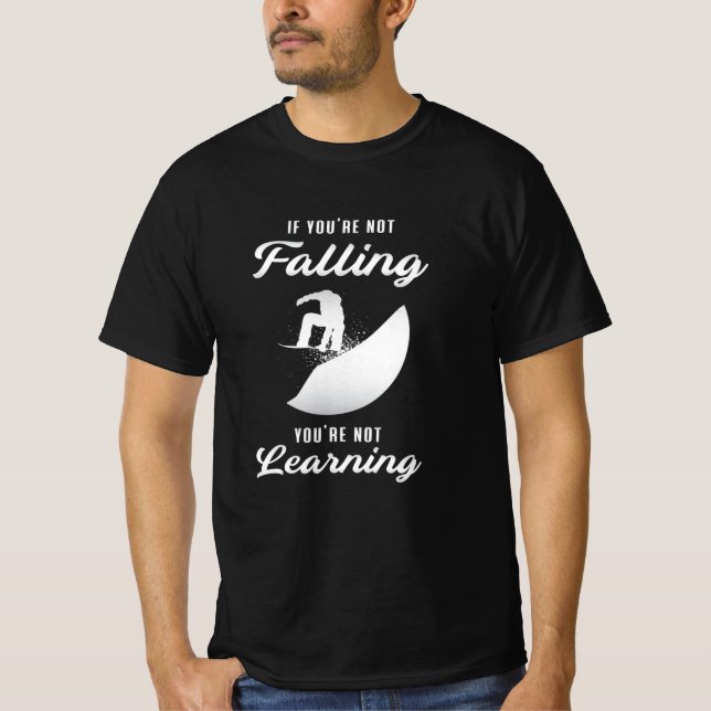 Snowboarding Snö Snowboarder Funny Gift T Shirt (Framsida)