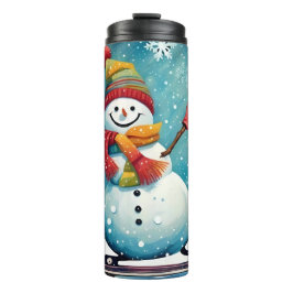 Snowboarding Snögubbe - Thermal Tumbler