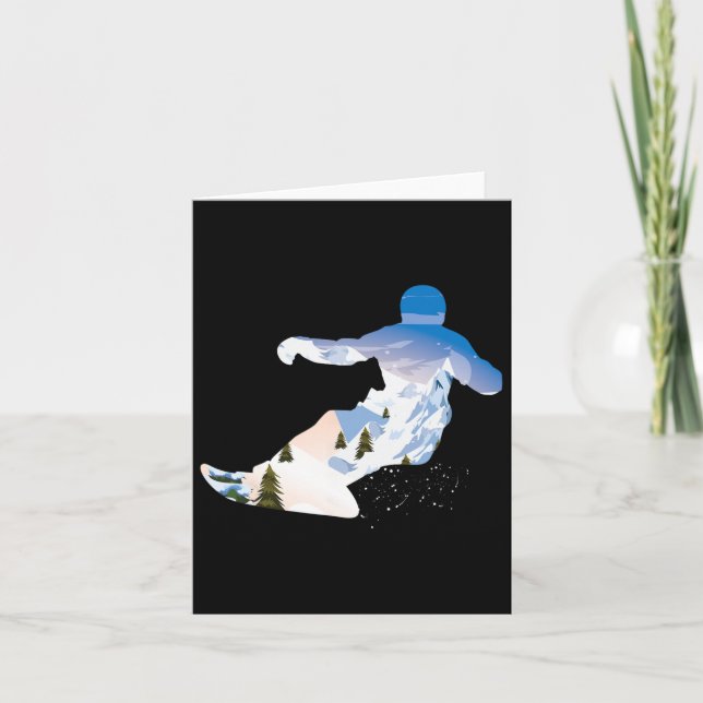 Snowboarding Snowboard 1 Kort (Framsida)