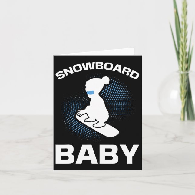 Snowboarding Snowboard Ba Kort (Framsida)