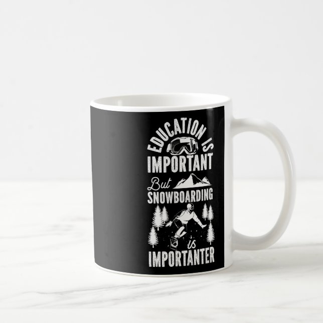 Snowboarding Snowboard Education är viktig, men Kaffemugg (Höger)