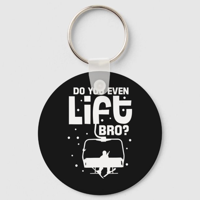 Snowboarding Snowboard Funny Snowboarder 1 Nyckelring (Framsida)