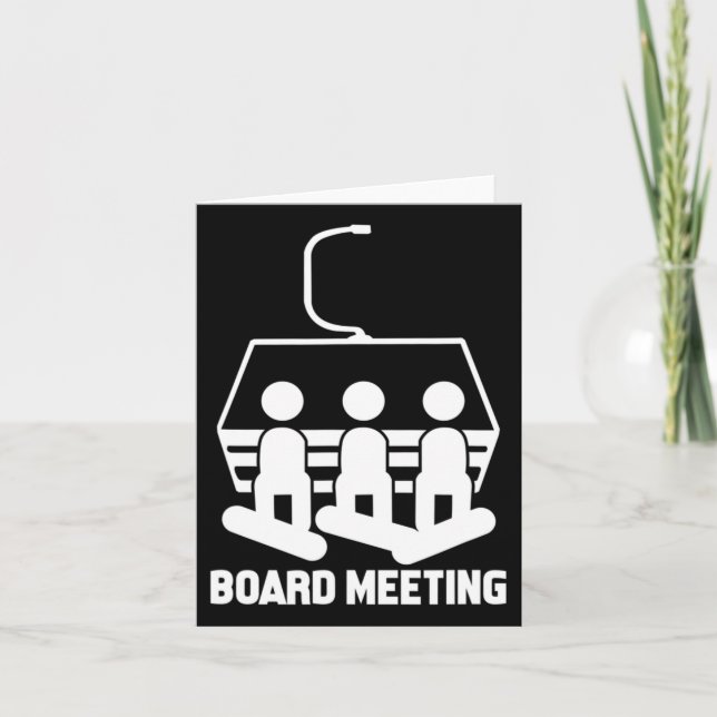 Snowboarding Snowboard Funny Snowboarder Kort (Framsida)