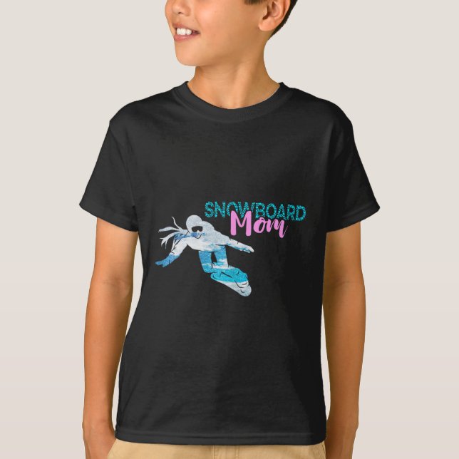 Snowboarding Snowboard Mamma Krona Snowboarder Win T Shirt (Framsida)