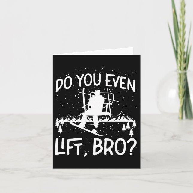 Snowboarding Snowboard Ski Hiss gör dig till och m Kort (Framsida)