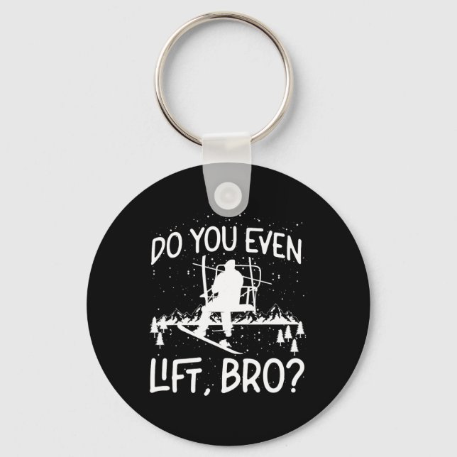 Snowboarding Snowboard Ski Hiss gör dig till och m Nyckelring (Framsida)