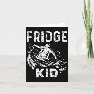 Snowboarding Snowboard Vintage Fridge Kid Kort