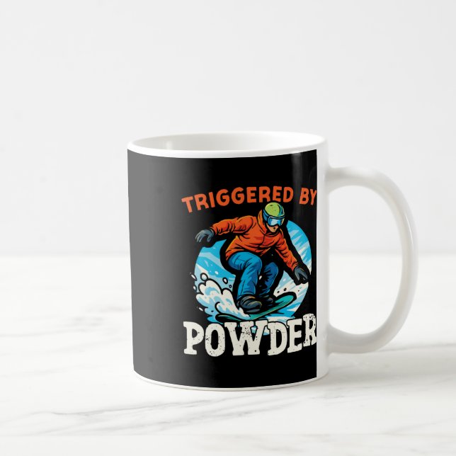 Snowboarding Snowboard Vintage Retro utlöst av Kaffemugg (Höger)