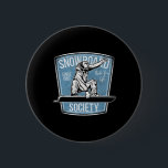 Snowboarding Snowboard Vintage Society Knapp<br><div class="desc">Snowboarding Snowboard Vintage Society</div>