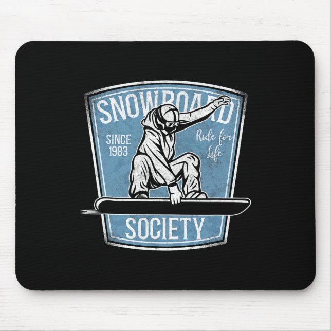 Snowboarding Snowboard Vintage Society Musmatta (Framsidan)