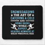Snowboarding Snowboard-Vintagen som går ombord på  Musmatta<br><div class="desc">Snowboarding Snowboard-Vintage Snowboarding the Art of the Art of</div>