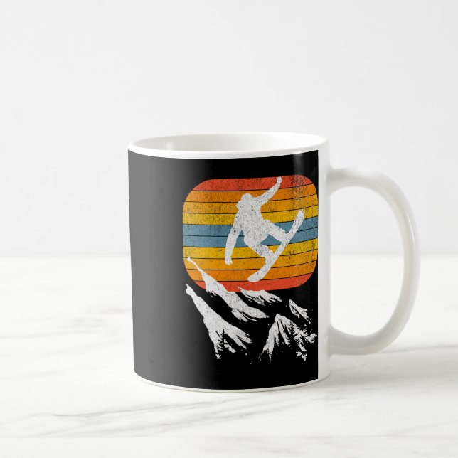 Snowboarding Snowboarder 10 Kaffemugg (Höger)