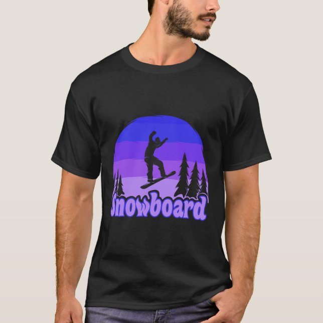 Snowboarding Snowboarder 1 T Shirt (Framsida)