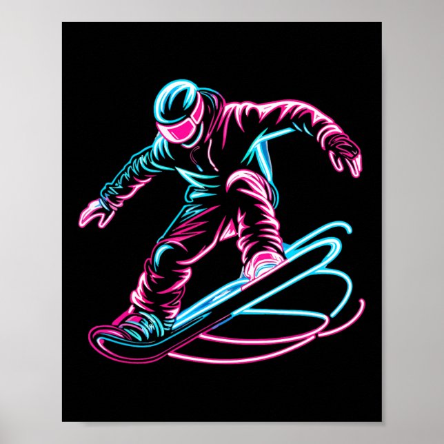 Snowboarding Snowboarder 3 Poster (Framsidan)