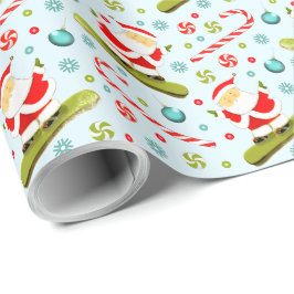 Snowboarding Snowboarder jul Helgdag Gift Presentpapper