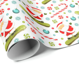 Snowboarding Snowboarder jul Helgdag Gift Presentpapper