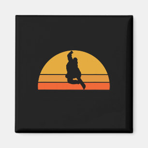 Snowboarding Snowboarder Snö Snö Winter Sunset R Magnet