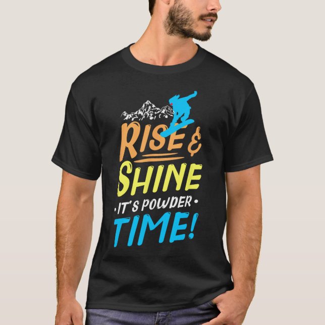 Snowboarding Snowboarder Snowboarder Gif T Shirt (Framsida)