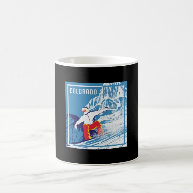 Snowboarding Snowboarder Winter Gift Kaffemugg (Center)