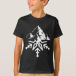 Snowboarding Snowflake Vintage Retro T Shirt<br><div class="desc">Snowboarding Snowflake Vintage Retro</div>
