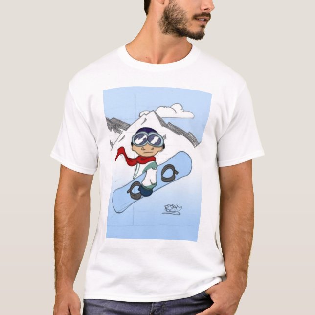 snowboarding t-shirt (Framsida)