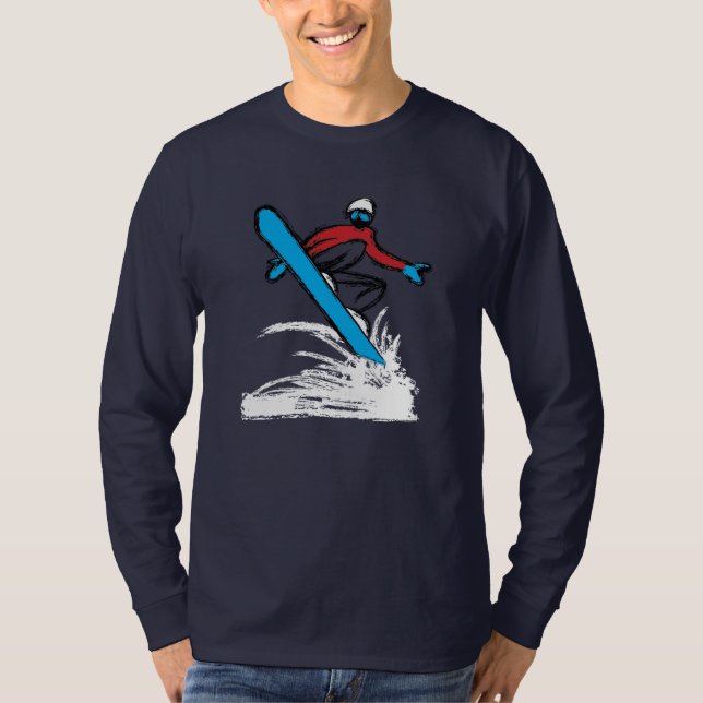 Snowboarding T Shirt (Framsida)