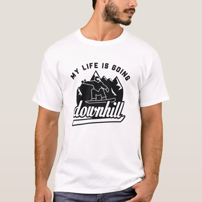 Snowboarding T Shirt (Framsida)