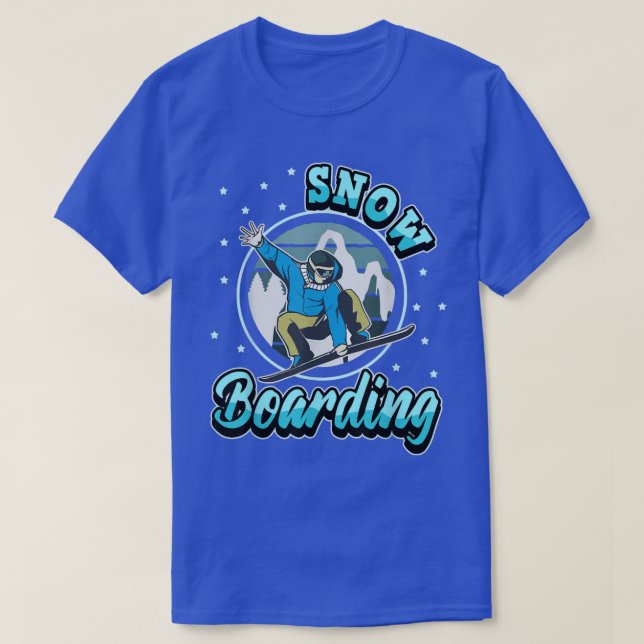 Snowboarding T Shirt (Design framsida)