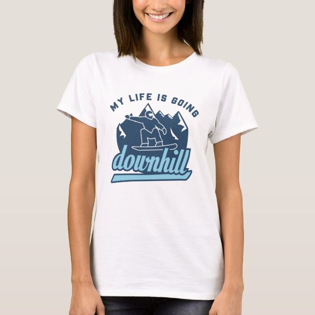 Snowboarding T Shirt (Framsida)