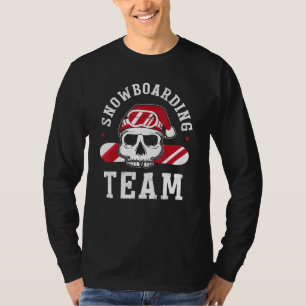 Snowboarding Team Boarder Outfit Snowboard with SK T Shirt