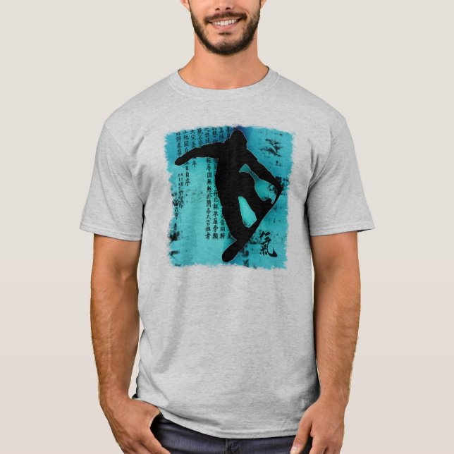 Snowboarding Tee Shirt (Framsida)