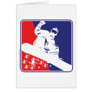 Snowboarding, USA Hälsningskort