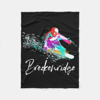 Snowboarding Vintage Breckenridge Colorado Tee Fleecefilt