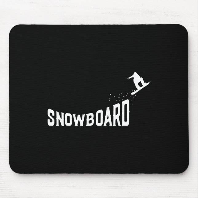 Snowboarding Vintage Snowboard Musmatta (Framsidan)