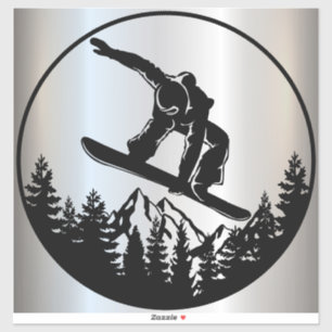 Snowboarding Vinyl Sticker Klistermärken