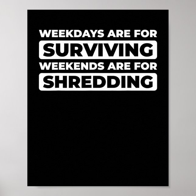 Snowboarding Winter Sports - Snowboarder Poster (Framsidan)