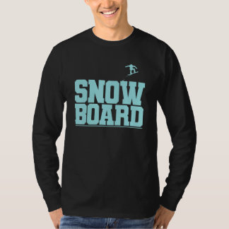 Snowboarding Winter Sports With Mountains Full Of  T Shirt