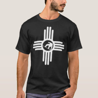 Snowboarding Zia Sol Symbol New mexico Pride Silho T Shirt