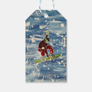 Snowboardinggåvamärkre Presentetikett